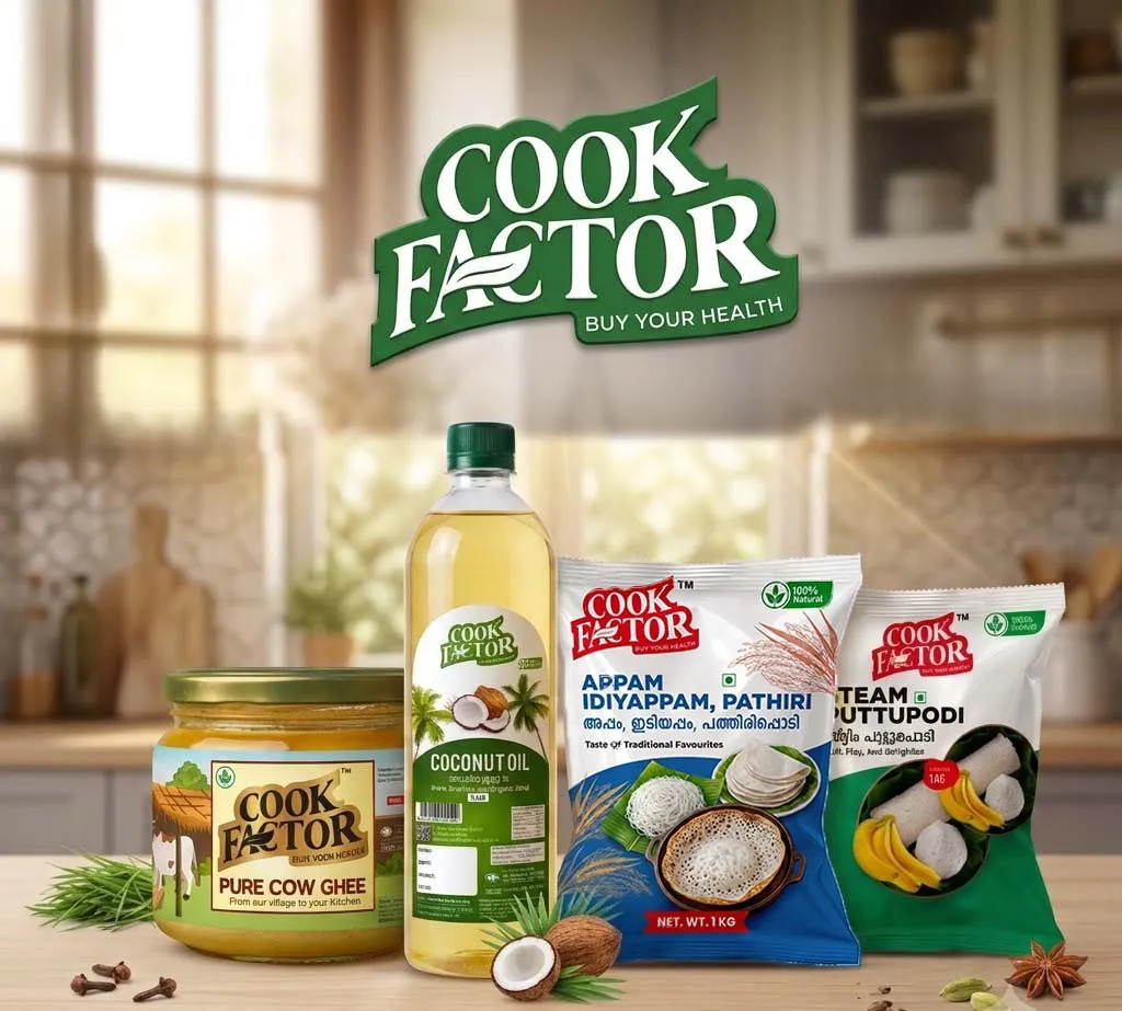 Assortment of fresh spices and oils from Cook Factor